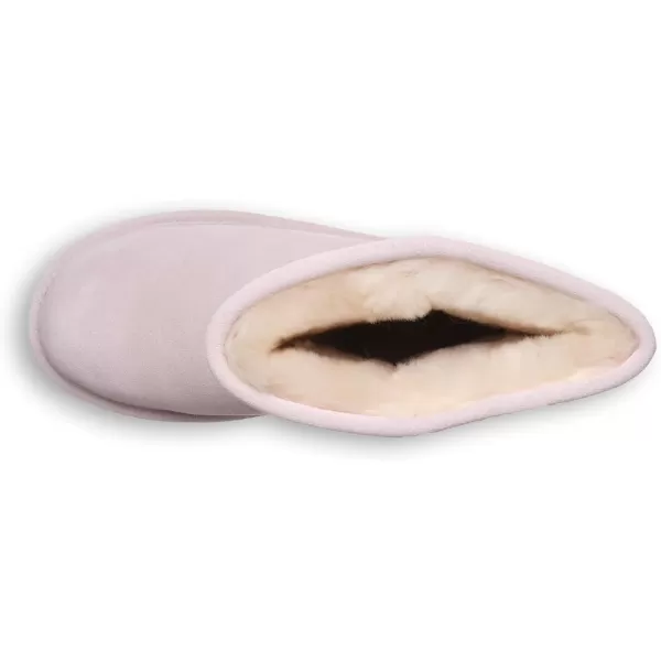 imageBEARPAW Womens Elle Short Multiple Colors  Womens Boot Classic Suede  Womens Slip On Boot  Comfortable Winter BootPale Pink