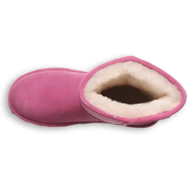 imageBEARPAW Womens Elle Short Multiple Colors  Womens Boot Classic Suede  Womens Slip On Boot  Comfortable Winter BootParty Pink