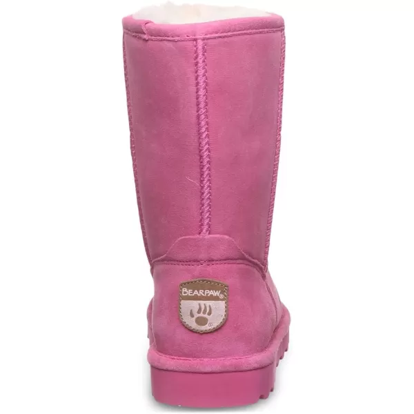 imageBEARPAW Womens Elle Short Multiple Colors  Womens Boot Classic Suede  Womens Slip On Boot  Comfortable Winter BootParty Pink