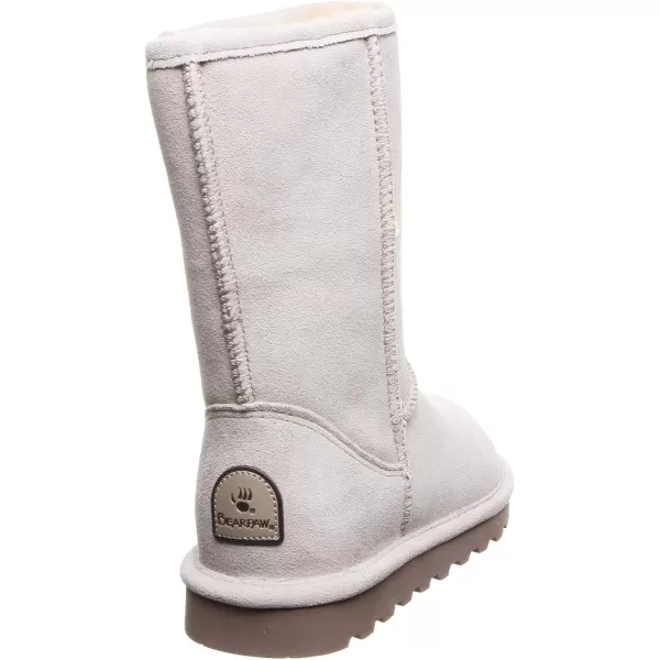 imageBEARPAW Womens Elle Short Multiple Colors  Womens Boot Classic Suede  Womens Slip On Boot  Comfortable Winter BootWinter White