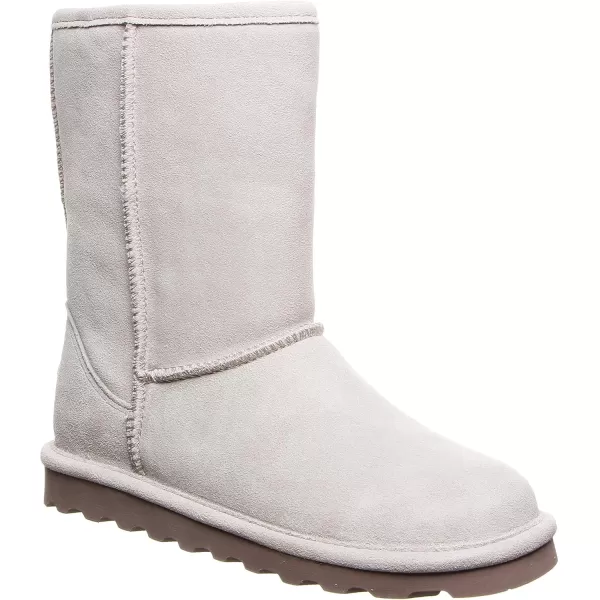 imageBEARPAW Womens Elle Short Multiple Colors  Womens Boot Classic Suede  Womens Slip On Boot  Comfortable Winter BootWinter White