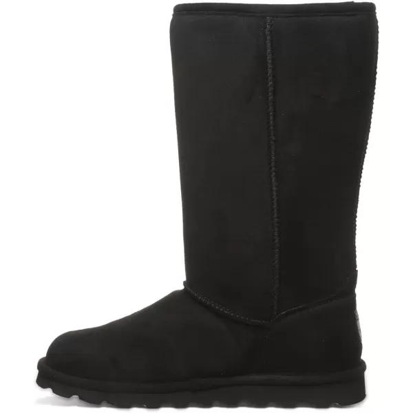 imageBEARPAW Womens Elle Tall Wide Multiple Colors  Womens Boot Classic Suede  Womens Slip On Boot  Comfortable Winter BootBlack