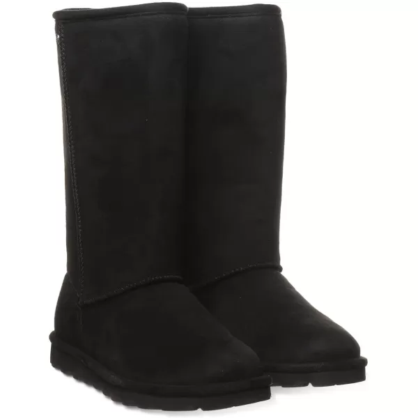 imageBEARPAW Womens Elle Tall Wide Multiple Colors  Womens Boot Classic Suede  Womens Slip On Boot  Comfortable Winter BootBlack