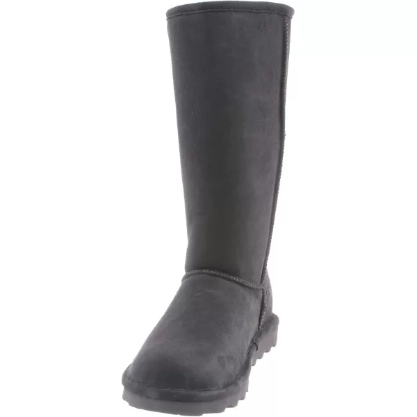 imageBEARPAW Womens Elle Tall Wide Multiple Colors  Womens Boot Classic Suede  Womens Slip On Boot  Comfortable Winter BootCharcoal