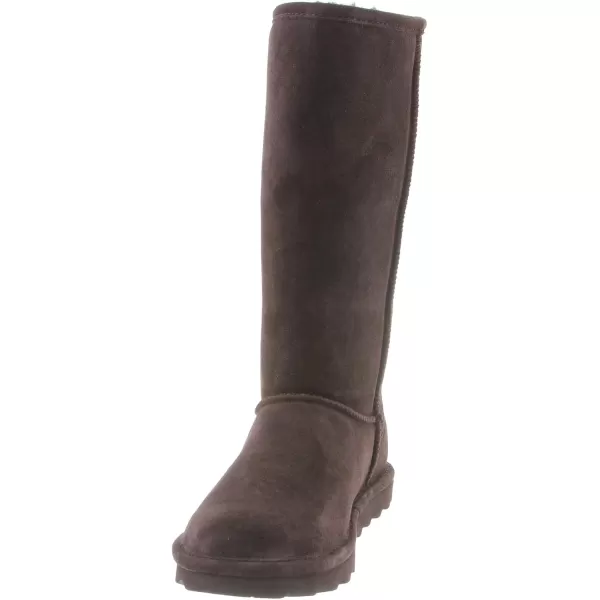 imageBEARPAW Womens Elle Tall Wide Multiple Colors  Womens Boot Classic Suede  Womens Slip On Boot  Comfortable Winter BootChocolate