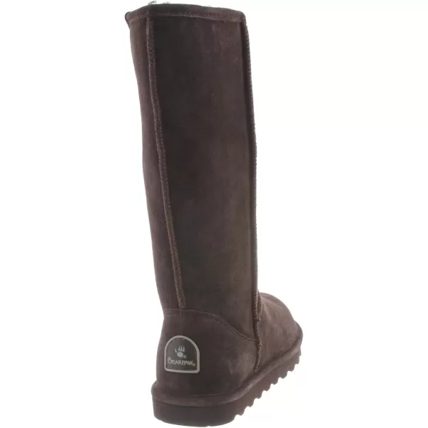 imageBEARPAW Womens Elle Tall Wide Multiple Colors  Womens Boot Classic Suede  Womens Slip On Boot  Comfortable Winter BootChocolate