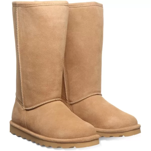 imageBEARPAW Womens Elle Tall Wide Multiple Colors  Womens Boot Classic Suede  Womens Slip On Boot  Comfortable Winter BootIced Coffee