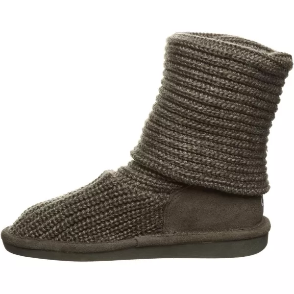 imageBEARPAW Womens Knit Tall Multiple Colors  Womens Fashion Boot  Womens Slip On Boot  Comfortable Winter BootGray Ii