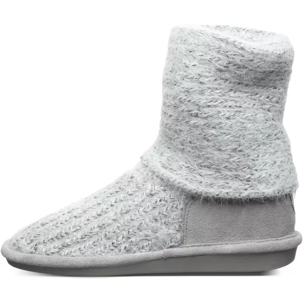 imageBEARPAW Womens Knit Tall Multiple Colors  Womens Fashion Boot  Womens Slip On Boot  Comfortable Winter BootGrey
