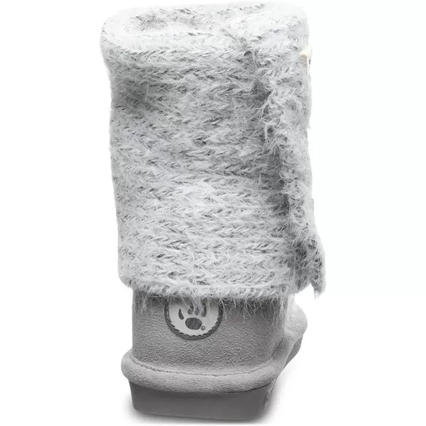 imageBEARPAW Womens Knit Tall Multiple Colors  Womens Fashion Boot  Womens Slip On Boot  Comfortable Winter BootGrey