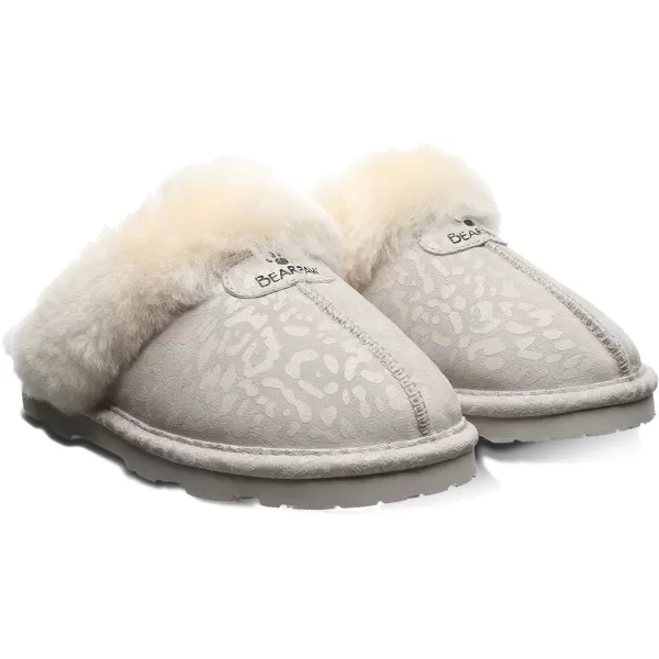 imageBEARPAW Womens Loki Exotic Multiple Colors  Womens Slippers  Womens Shoes  Comfortable ampamp LightWeightWinter White Leopard Glitter