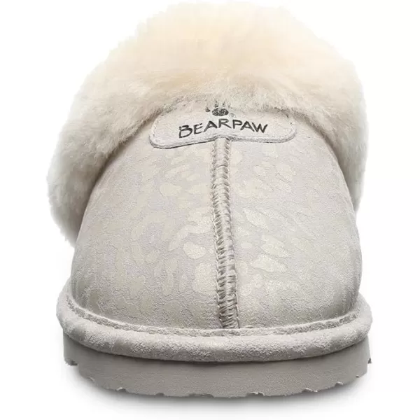 imageBEARPAW Womens Loki Exotic Multiple Colors  Womens Slippers  Womens Shoes  Comfortable ampamp LightWeightWinter White Leopard Glitter