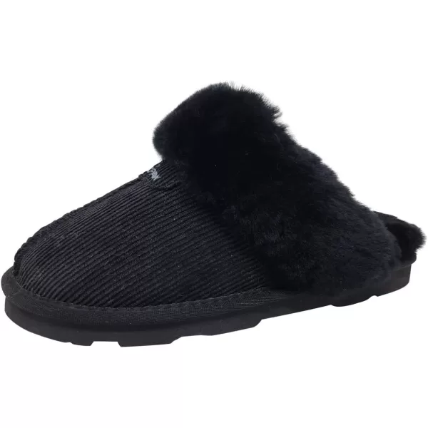 imageBEARPAW Womens Loki Multiple Colors  Womens Slippers  Womens Shoe  Comfortable ampamp LightWeightBlack Corduroy