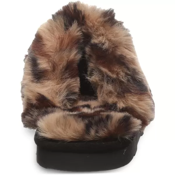 imageBEARPAW Womens Loki Multiple Colors  Womens Slippers  Womens Shoe  Comfortable ampamp LightWeightBlackLeopard Fur