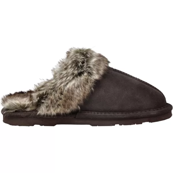 imageBEARPAW Womens Loki Multiple Colors  Womens Slippers  Womens Shoe  Comfortable ampamp LightWeightChocolate Tipped