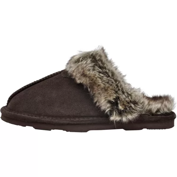 imageBEARPAW Womens Loki Multiple Colors  Womens Slippers  Womens Shoe  Comfortable ampamp LightWeightChocolate Tipped