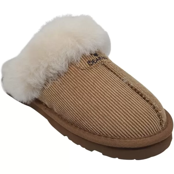 imageBEARPAW Womens Loki Multiple Colors  Womens Slippers  Womens Shoe  Comfortable ampamp LightWeightHickory Corduroy