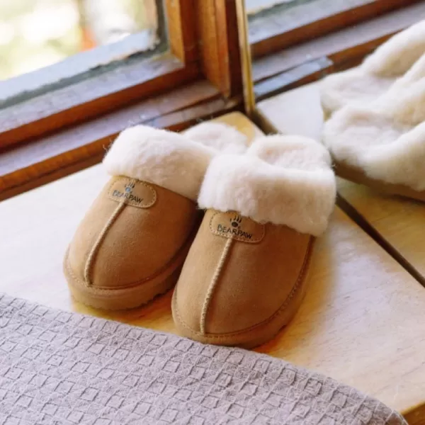 imageBEARPAW Womens Loki Multiple Colors  Womens Slippers  Womens Shoe  Comfortable ampamp LightWeightIced Coffee
