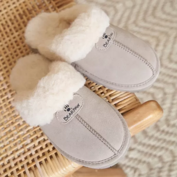 imageBEARPAW Womens Loki Multiple Colors  Womens Slippers  Womens Shoe  Comfortable ampamp LightWeightMushroom