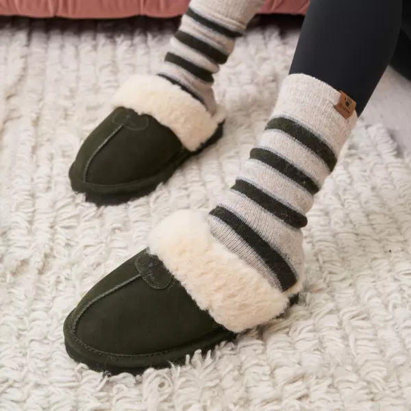 imageBEARPAW Womens Loki Multiple Colors  Womens Slippers  Womens Shoe  Comfortable ampamp LightWeightSeaweed