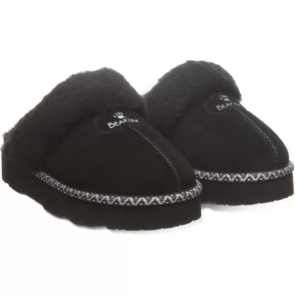 imageBEARPAW Womens Loki Platform Lo Deco Slipper  Womens Slipper  Womens Shoe  Comfortable ampamp LightweightBlack Ii