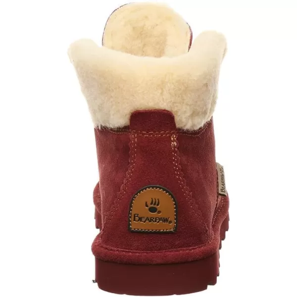 imageBEARPAW Womens Marta Multiple Colors  Womens Ankle Boot  Womens Slip On Boot  Comfortable Winter BootBeet
