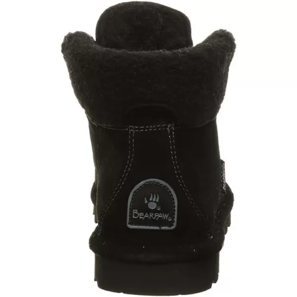 imageBEARPAW Womens Marta Multiple Colors  Womens Ankle Boot  Womens Slip On Boot  Comfortable Winter BootBlack