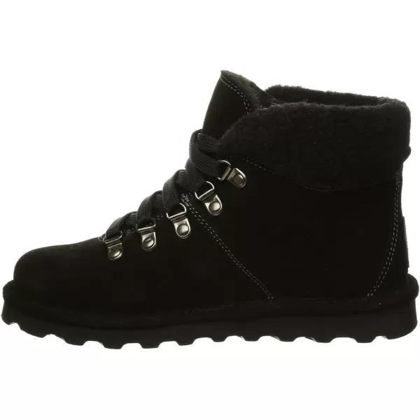 imageBEARPAW Womens Marta Multiple Colors  Womens Ankle Boot  Womens Slip On Boot  Comfortable Winter BootBlack