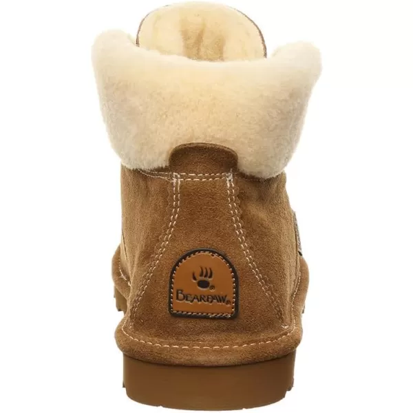 imageBEARPAW Womens Marta Multiple Colors  Womens Ankle Boot  Womens Slip On Boot  Comfortable Winter BootHickory