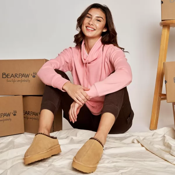 imageBEARPAW Womens Martis Slipper  Womens Slipper  Womens Shoe  Comfortable ampamp Lightweight  Multiple Colors ampamp SizesChocolate