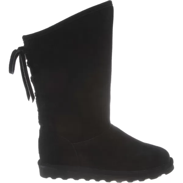imageBEARPAW Womens Phylly Multiple Colors  Womens Boot Classic Suede  Womens Slip On Boot  Comfortable Winter BootBlack Ii