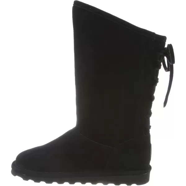 imageBEARPAW Womens Phylly Multiple Colors  Womens Boot Classic Suede  Womens Slip On Boot  Comfortable Winter BootBlack Ii