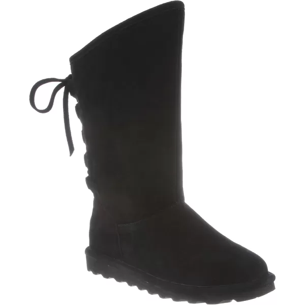 imageBEARPAW Womens Phylly Multiple Colors  Womens Boot Classic Suede  Womens Slip On Boot  Comfortable Winter BootBlack Ii