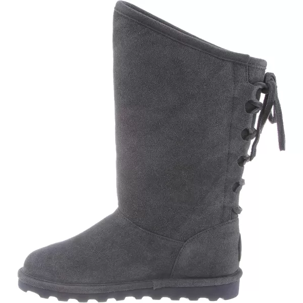 imageBEARPAW Womens Phylly Multiple Colors  Womens Boot Classic Suede  Womens Slip On Boot  Comfortable Winter BootCharcoal