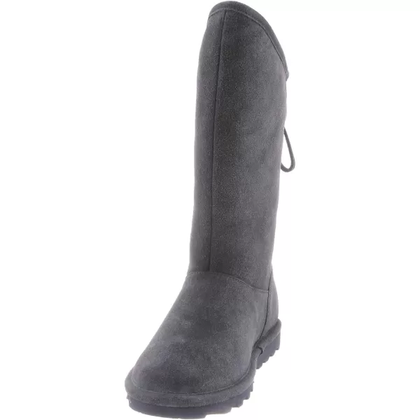 imageBEARPAW Womens Phylly Multiple Colors  Womens Boot Classic Suede  Womens Slip On Boot  Comfortable Winter BootCharcoal
