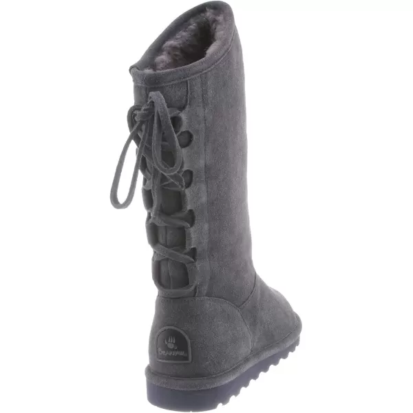 imageBEARPAW Womens Phylly Multiple Colors  Womens Boot Classic Suede  Womens Slip On Boot  Comfortable Winter BootCharcoal