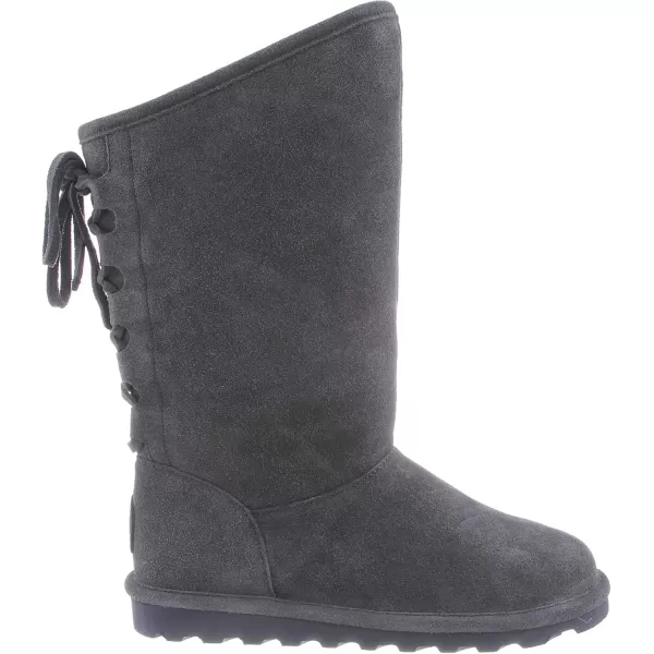 imageBEARPAW Womens Phylly Multiple Colors  Womens Boot Classic Suede  Womens Slip On Boot  Comfortable Winter BootCharcoal