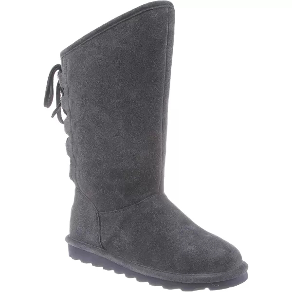imageBEARPAW Womens Phylly Multiple Colors  Womens Boot Classic Suede  Womens Slip On Boot  Comfortable Winter BootCharcoal