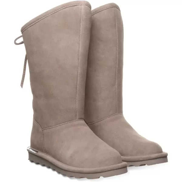 imageBEARPAW Womens Phylly Multiple Colors  Womens Boot Classic Suede  Womens Slip On Boot  Comfortable Winter BootStone