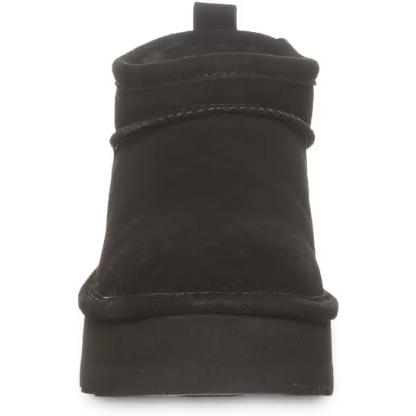 imageBEARPAW Womens Retro Super Shorty Boot  Womens Ankle Boot  Womens Slip On Boot  Comfortable Winter Boot  Multiple Colors ampamp SizesBlack
