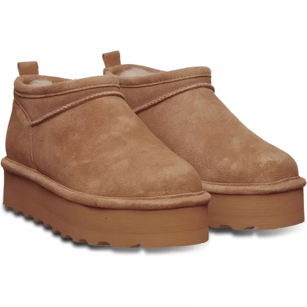 imageBEARPAW Womens Retro Super Shorty Boot  Womens Ankle Boot  Womens Slip On Boot  Comfortable Winter Boot  Multiple Colors ampamp SizesHickory