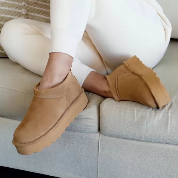 imageBEARPAW Womens Retro Super Shorty Boot  Womens Ankle Boot  Womens Slip On Boot  Comfortable Winter Boot  Multiple Colors ampamp SizesIced Coffee