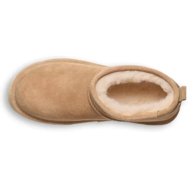 imageBEARPAW Womens Retro Super Shorty Boot  Womens Ankle Boot  Womens Slip On Boot  Comfortable Winter Boot  Multiple Colors ampamp SizesIced Coffee