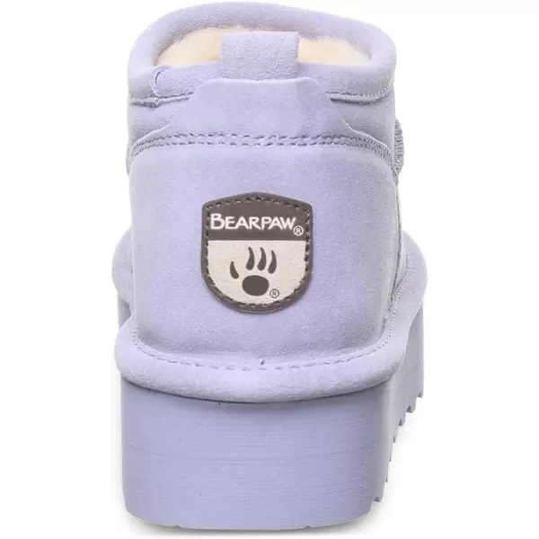 imageBEARPAW Womens Retro Super Shorty Boot  Womens Ankle Boot  Womens Slip On Boot  Comfortable Winter Boot  Multiple Colors ampamp SizesOrchid