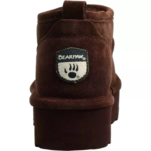 imageBEARPAW Womens Retro Super Shorty Boot  Womens Ankle Boot  Womens Slip On Boot  Comfortable Winter Boot  Multiple Colors ampamp SizesWalnut