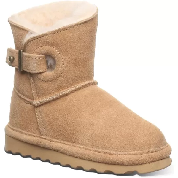imageBEARPAW Isabelle Toddler  Toddlers Boot Classic Suede  Kids Pull On Boot  Comfortable Winter Boot  Multiple Colors ampamp SizesIced Coffee