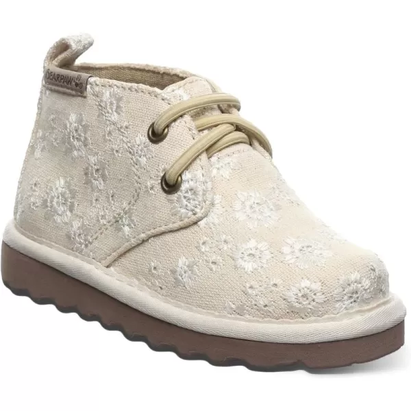 imageBEARPAW Skye Toddler Multiple Colors  Toddlers Chukka Bootie  Toddlers Slip On Boot  Comfortable Winter BootBone