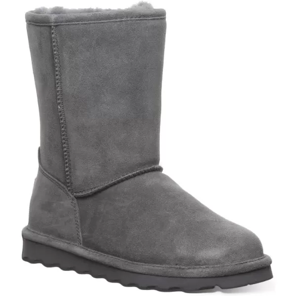imageBEARPAW Womens Elle Short Multiple Colors  Womens Boot Classic Suede  Womens Slip On Boot  Comfortable Winter BootCharcoal