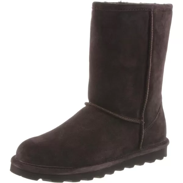 imageBEARPAW Womens Elle Short Multiple Colors  Womens Boot Classic Suede  Womens Slip On Boot  Comfortable Winter BootChocolate