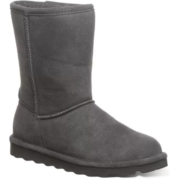 imageBEARPAW Womens Elle Short Multiple Colors  Womens Boot Classic Suede  Womens Slip On Boot  Comfortable Winter BootGraphite